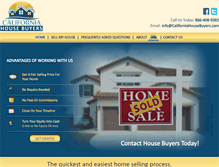 Tablet Screenshot of californiahousebuyers.com